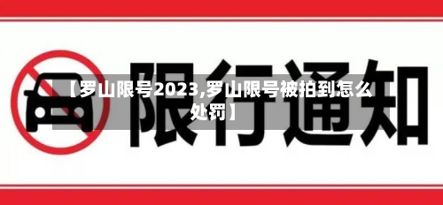 【罗山限号2023,罗山限号被拍到怎么处罚】