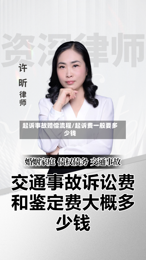 起诉事故赔偿流程/起诉费一般要多少钱