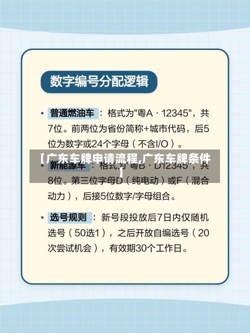 【广东车牌申请流程,广东车牌条件】