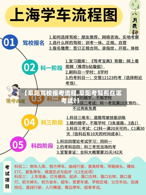【阜阳驾校报考流程,阜阳考驾照在哪考试?】