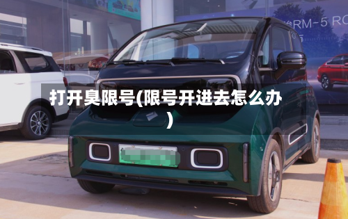 打开臭限号(限号开进去怎么办)