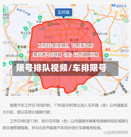 限号排队视频/车排限号