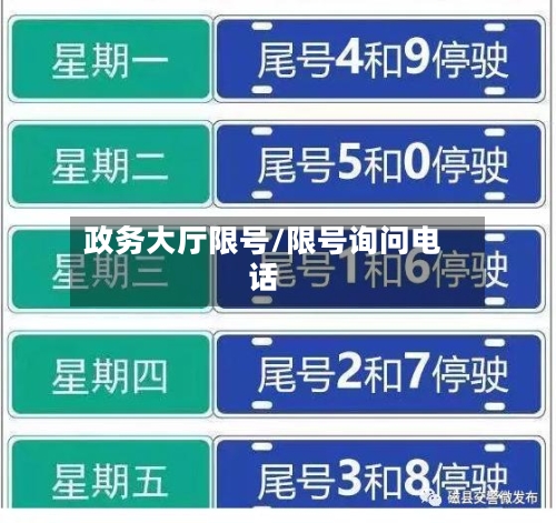 政务大厅限号/限号询问电话