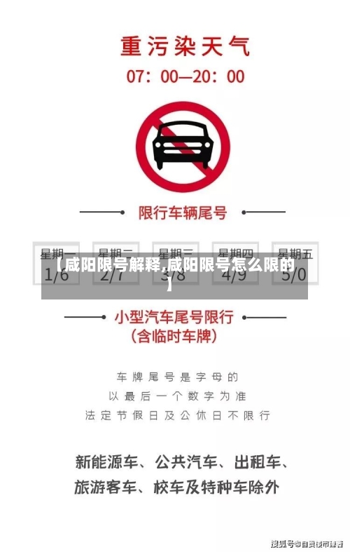 【咸阳限号解释,咸阳限号怎么限的】