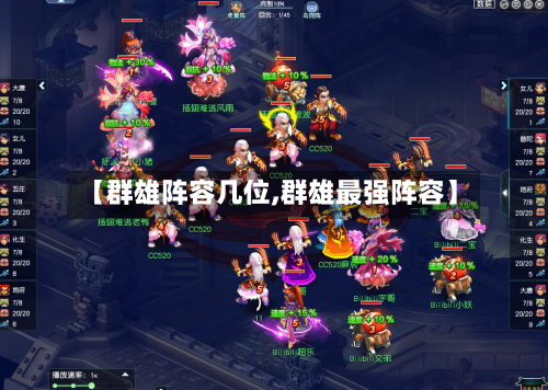 【群雄阵容几位,群雄最强阵容】