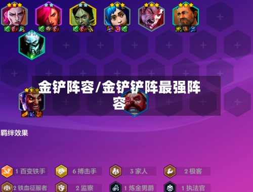 金铲阵容/金铲铲阵最强阵容