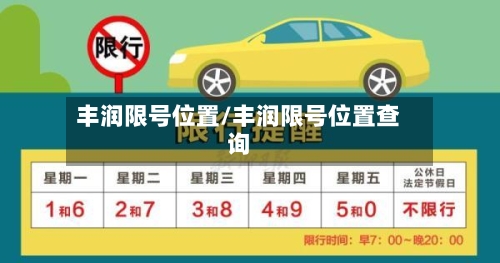 丰润限号位置/丰润限号位置查询