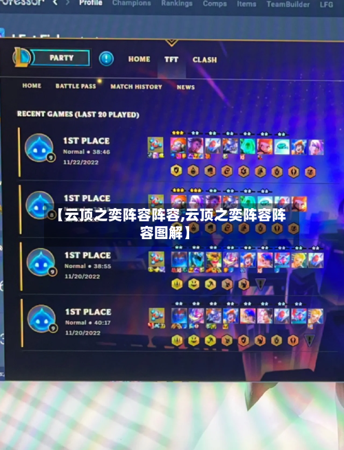【云顶之奕阵容阵容,云顶之奕阵容阵容图解】