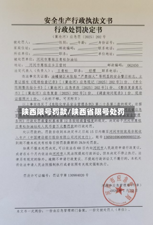 陕西限号罚款/陕西省限号处罚