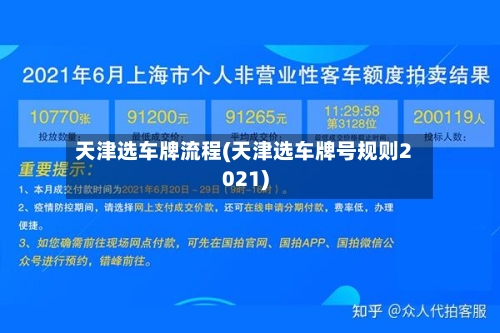 天津选车牌流程(天津选车牌号规则2021)