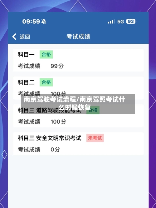 南京驾驶考试流程/南京驾照考试什么时候恢复