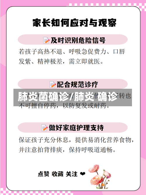 肺炎菌确诊/肺炎 确诊