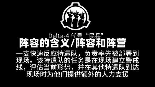 阵容的含义/阵容和阵营