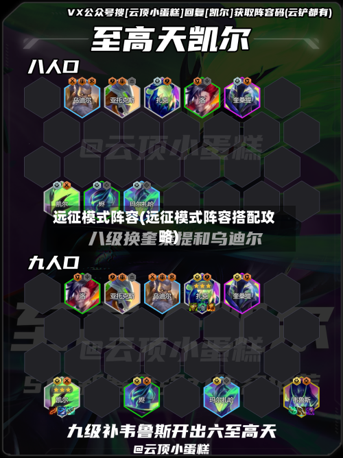 远征模式阵容(远征模式阵容搭配攻略)