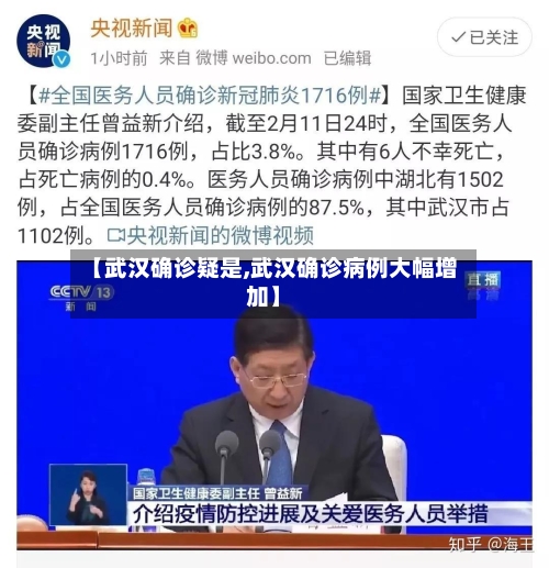 【武汉确诊疑是,武汉确诊病例大幅增加】