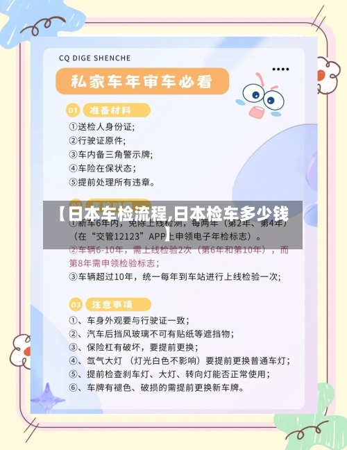 【日本车检流程,日本检车多少钱】