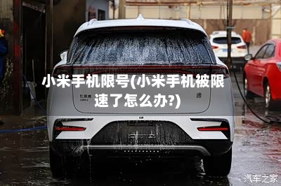 小米手机限号(小米手机被限速了怎么办?)