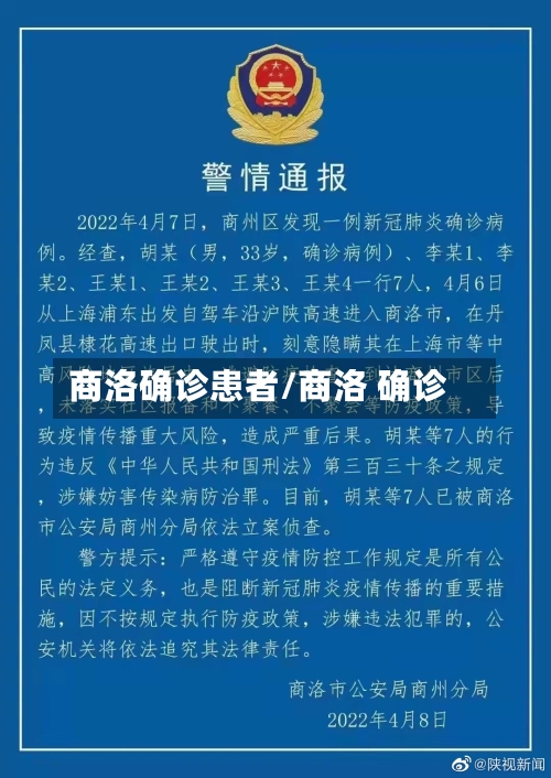 商洛确诊患者/商洛 确诊