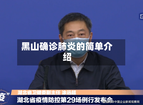 黑山确诊肺炎的简单介绍