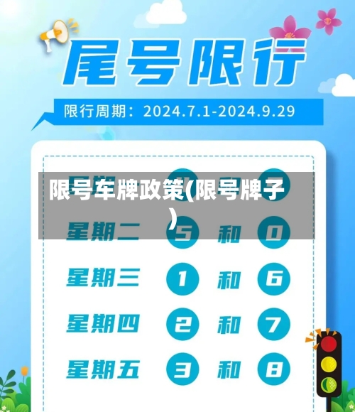 限号车牌政策(限号牌子)