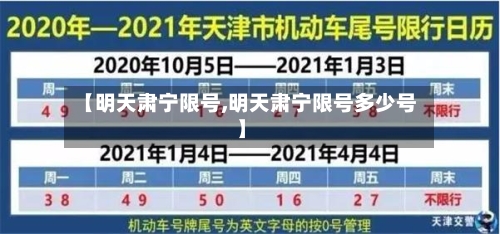 【明天肃宁限号,明天肃宁限号多少号】