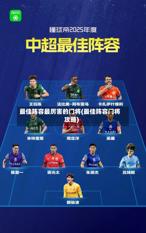 最佳阵容最厉害的门将(最佳阵容门将攻略)