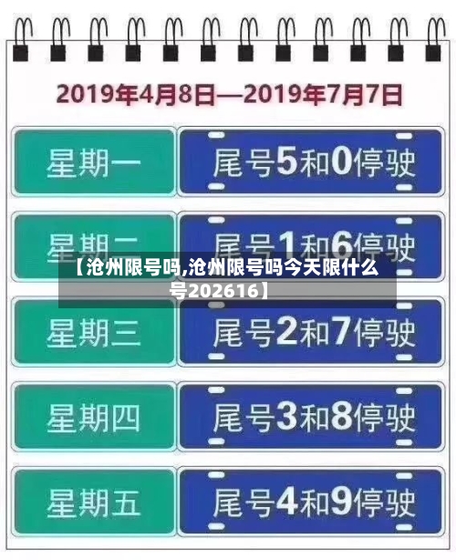 【沧州限号吗,沧州限号吗今天限什么号202616】