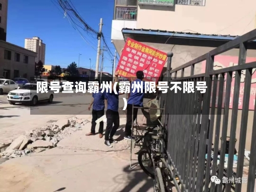 限号查询霸州(霸州限号不限号)