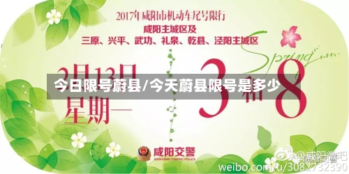 今日限号蔚县/今天蔚县限号是多少