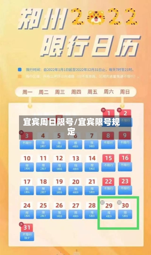 宜宾周日限号/宜宾限号规定