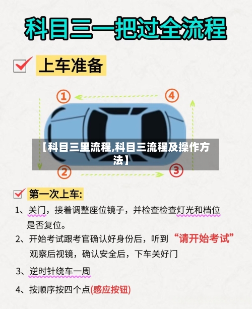【科目三里流程,科目三流程及操作方法】