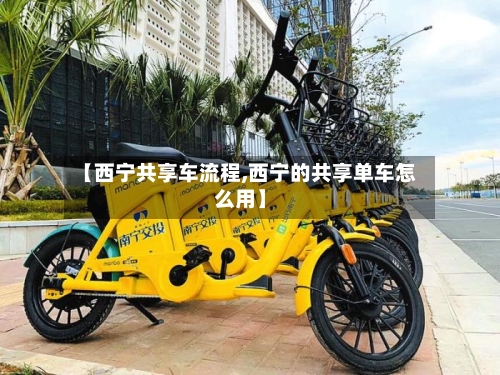 【西宁共享车流程,西宁的共享单车怎么用】