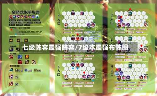 七级阵容最强阵容/7级本最强布阵图