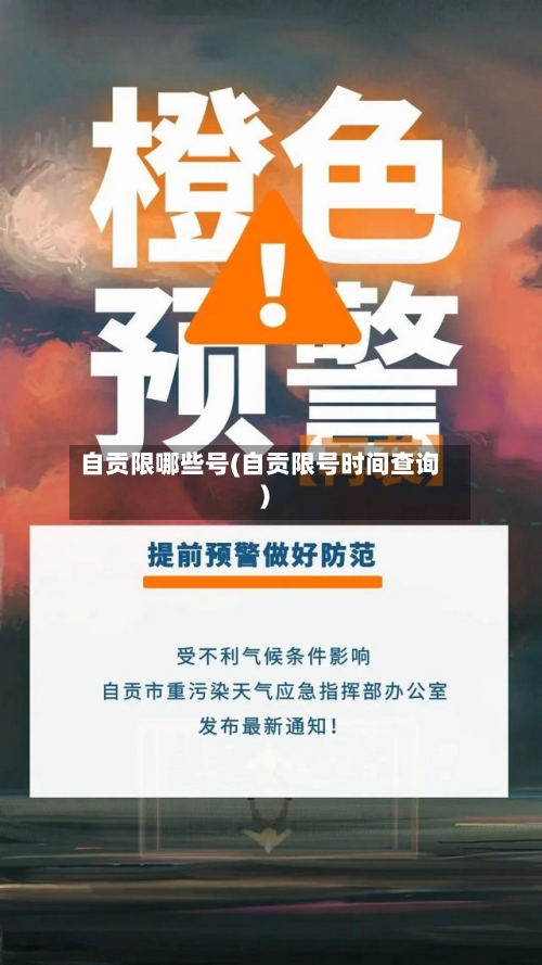 自贡限哪些号(自贡限号时间查询)