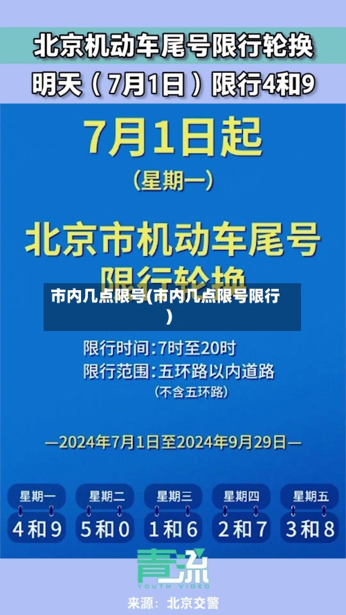 市内几点限号(市内几点限号限行)