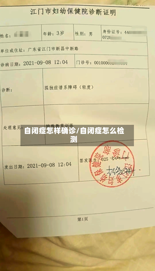 自闭症怎样确诊/自闭症怎么检测