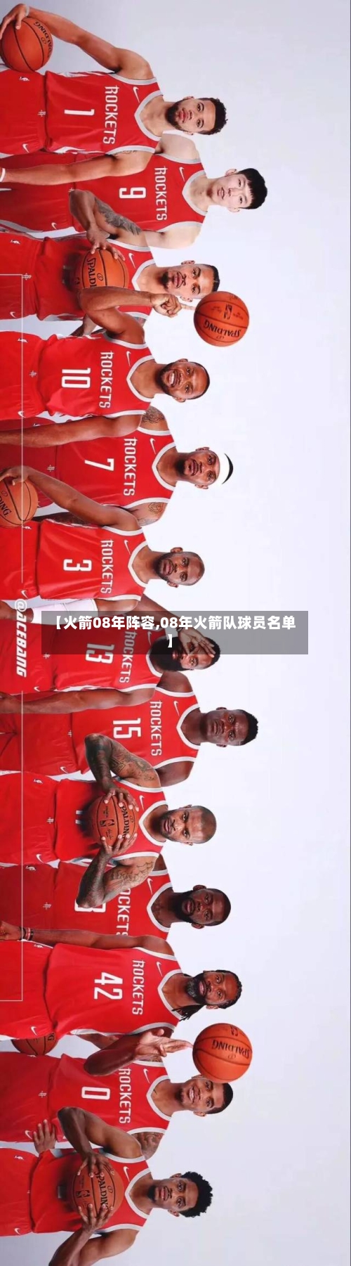 【火箭08年阵容,08年火箭队球员名单】