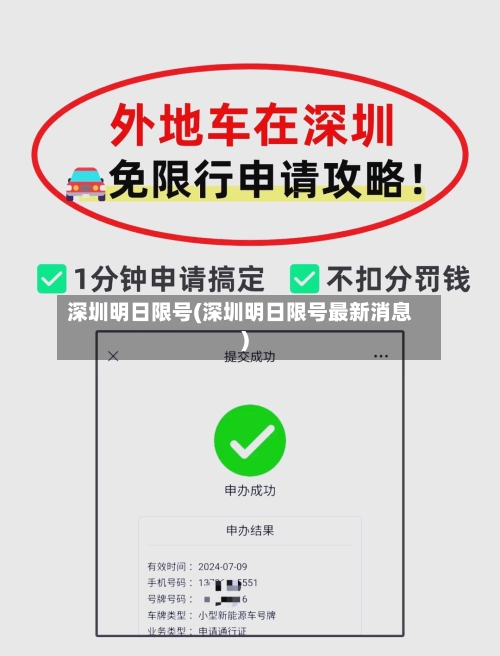 深圳明日限号(深圳明日限号最新消息)
