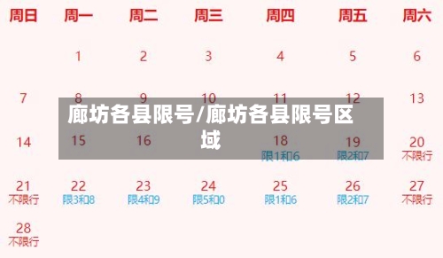 廊坊各县限号/廊坊各县限号区域