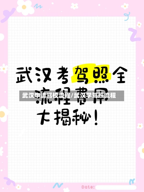 武汉申请驾校流程/武汉学驾照流程