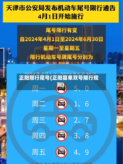 正阳限行尾号(正阳县单双号限行规则)