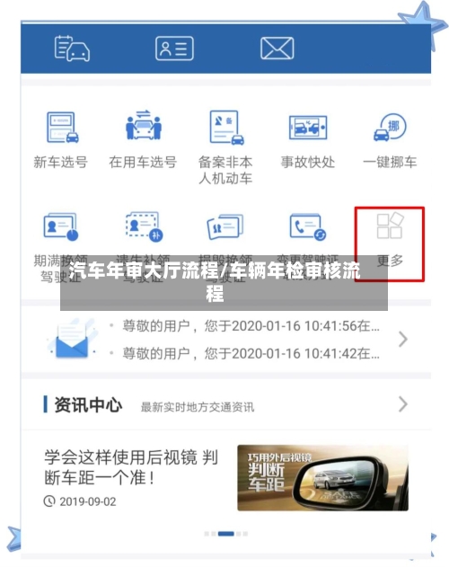 汽车年审大厅流程/车辆年检审核流程