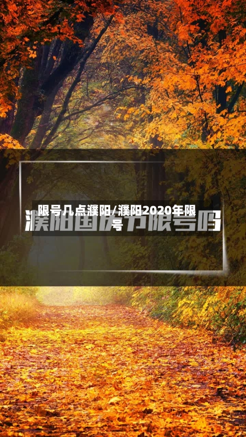 限号几点濮阳/濮阳2020年限号