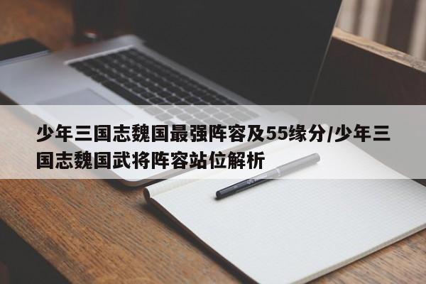 少年三国志魏国最强阵容及55缘分/少年三国志魏国武将阵容站位解析