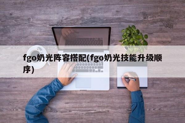 fgo奶光阵容搭配(fgo奶光技能升级顺序)