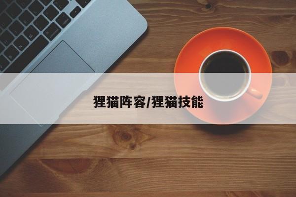 狸猫阵容/狸猫技能